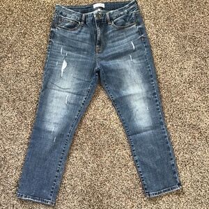 Studio Blue Denim Capris Sz 30
